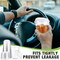 50 Sets Clear Plastic Coffee Cups with Sip Lids, Disposable Plastic PET Crystal Cups for Iced Coffee, Smoothie, Cold Beverage, Drink Shops and Party Catering(Clear,16 oz)
